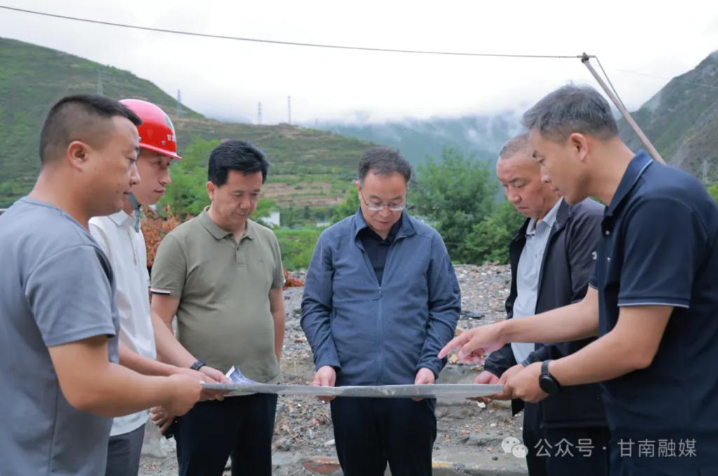 张泽武在舟曲县调研督导地质灾害防治和防汛减灾等工作