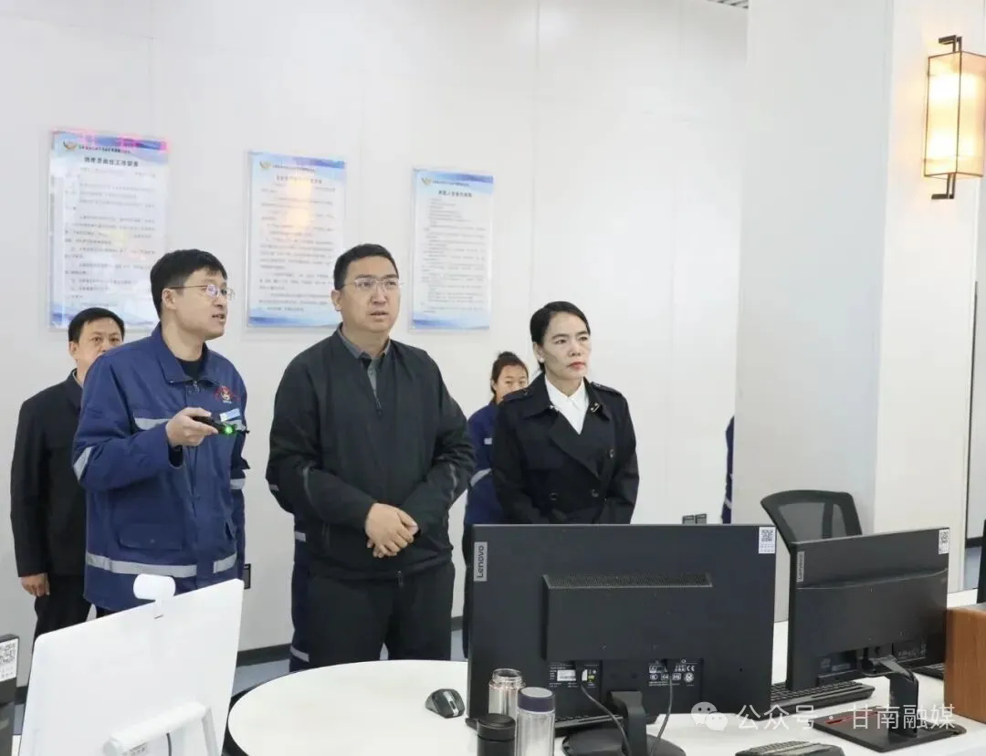 杨振林在合作市调研指导企业和产业园区重点工作