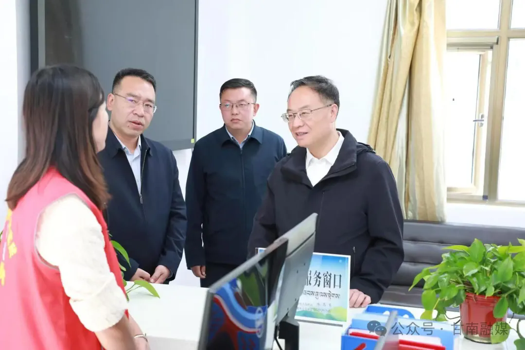 张泽武在合作市调研